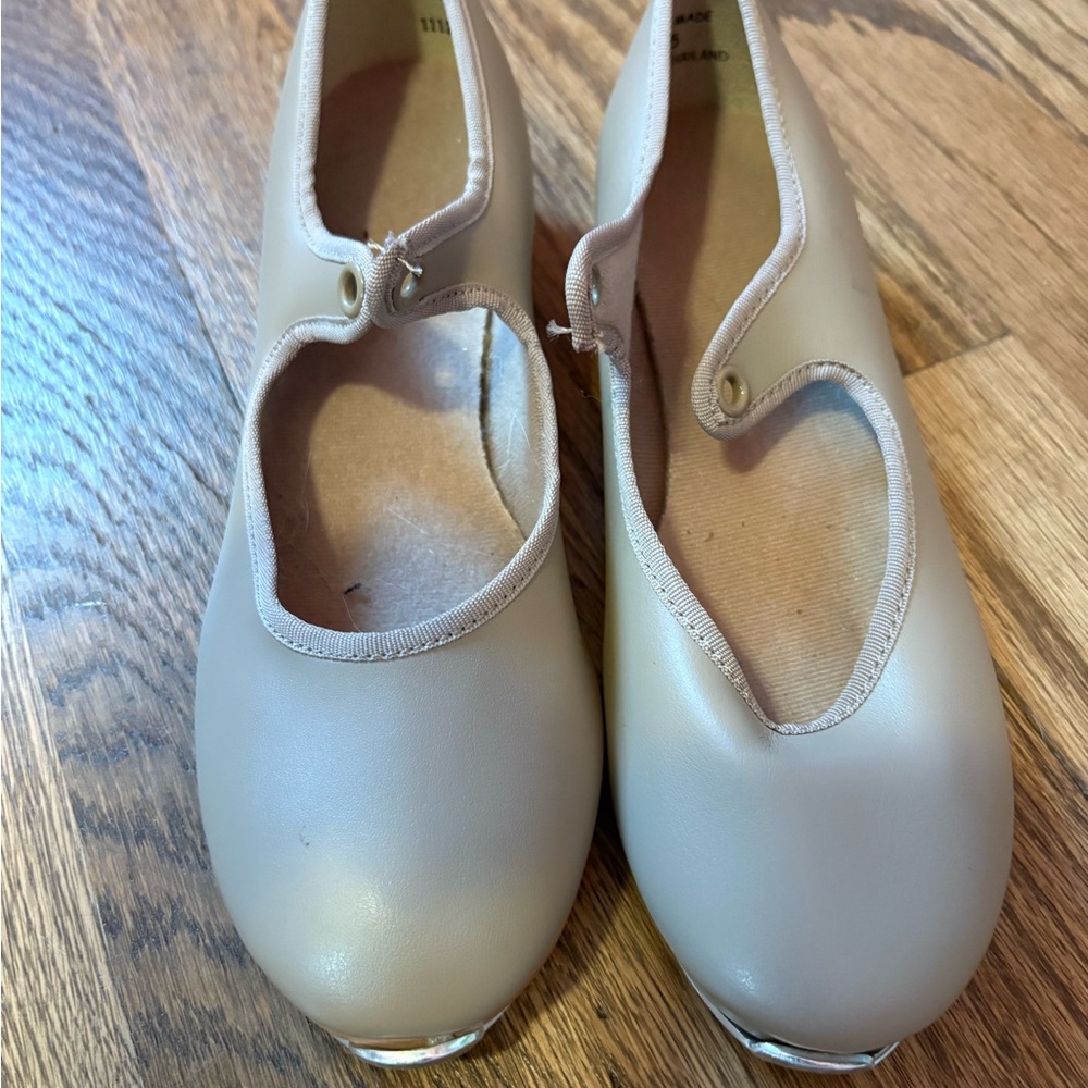 Beige Tap Dance Shoes - worn twice
